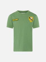 Militärgrünes T-Shirt für Jungen mit Snoopy-Aufdruck | SNOOPY – PEANUTS™ SONDEREDITION