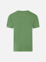 T-shirt da bambino verde militare con stampa Snoopy | SNOOPY - EDIZIONE SPECIALE PEANUTS™
