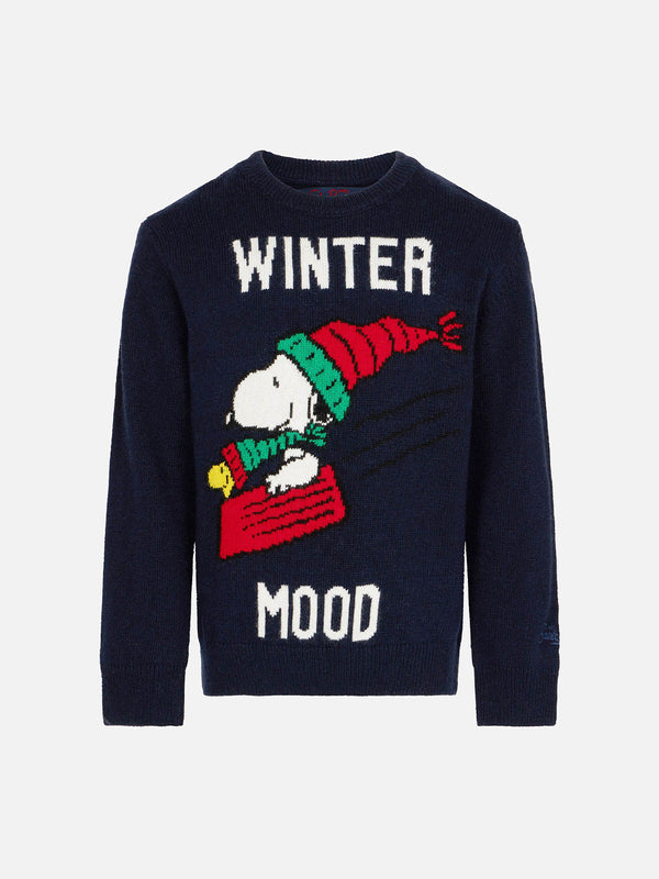 Snoopy Winter Mood print kid sweater | Peanuts™ Special Edition