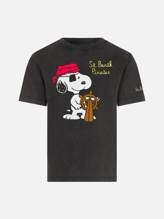 Mc2 Saint Barth T-shirt da bambino con Snoopy pirata | SNOOPY - EDIZIONE SPECIALE PEANUTS™