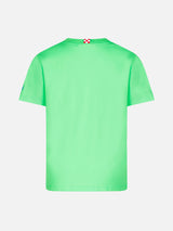 Grünes Baumwoll-T-Shirt für Jungen mit Snoopy-Aufdruck | PEANUTS™ SONDEREDITION