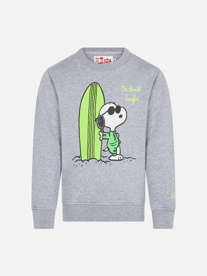 Mc2 Saint Barth Felpa da bambino con stampa Snoopy surfista | SNOOPY - EDIZIONE SPECIALE PEANUTS™