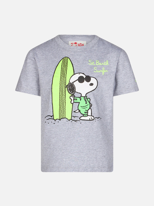 Baumwoll-T-Shirt für Jungen mit Surfer-Snoopy-Aufdruck | SNOOPY – PEANUTS™ SONDEREDITION