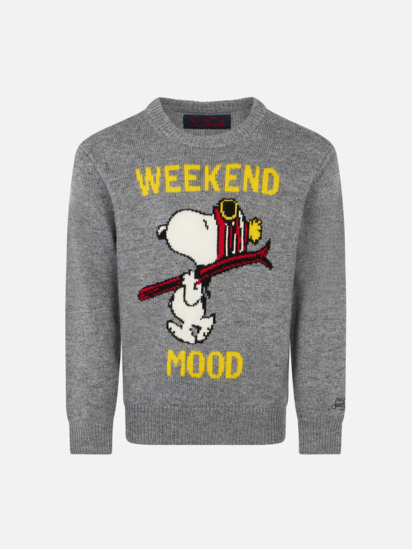 Snoopy Weekend Mood print kid sweater | Peanuts™ Special Edition