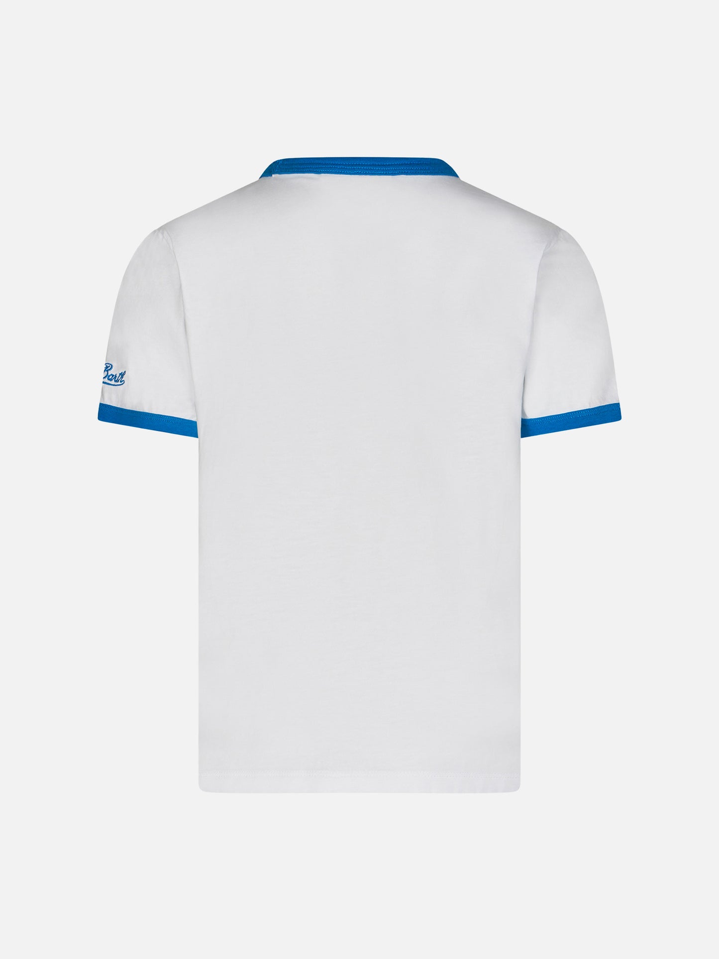 Kid white cotton t-shirt with Spiderman front print | MARVEL SPECIAL EDITION - MC2 Saint Barth