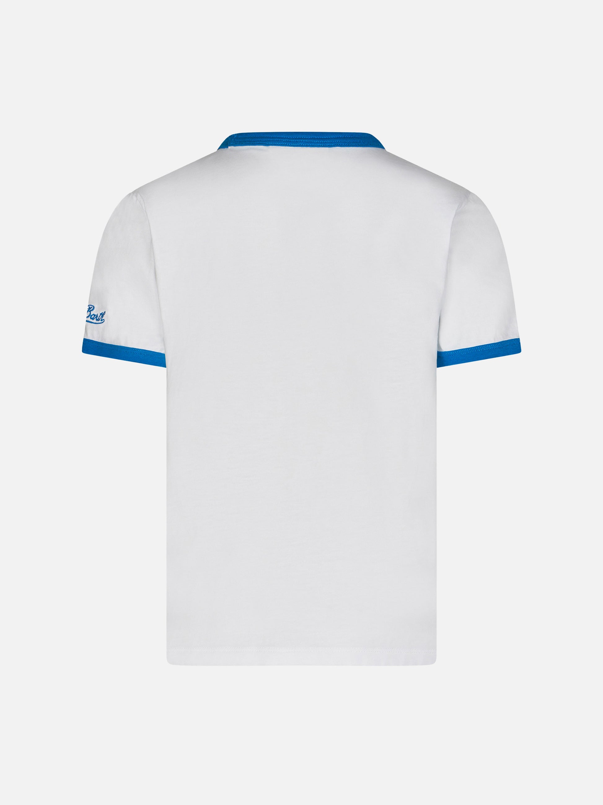 Kid white cotton t-shirt with Spiderman front print | MARVEL SPECIAL EDITION - MC2 Saint Barth