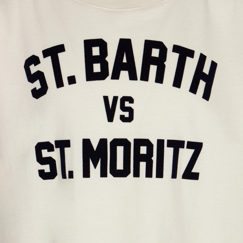 Jungen-T-Shirt mit St. Barth vs. St. Moritz