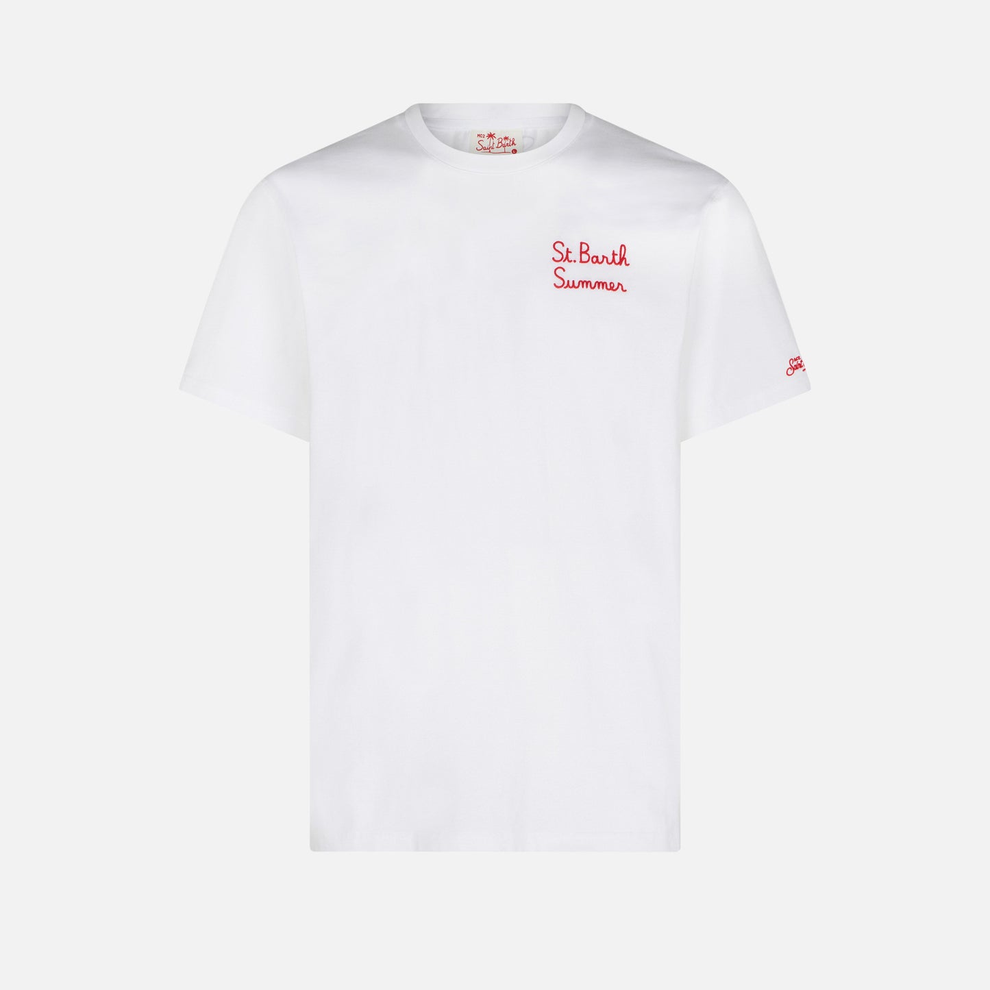 Man cotton t-shirt with Simpson family print | THE SIMPSON SPECIAL EDITION - MC2 Saint Barth