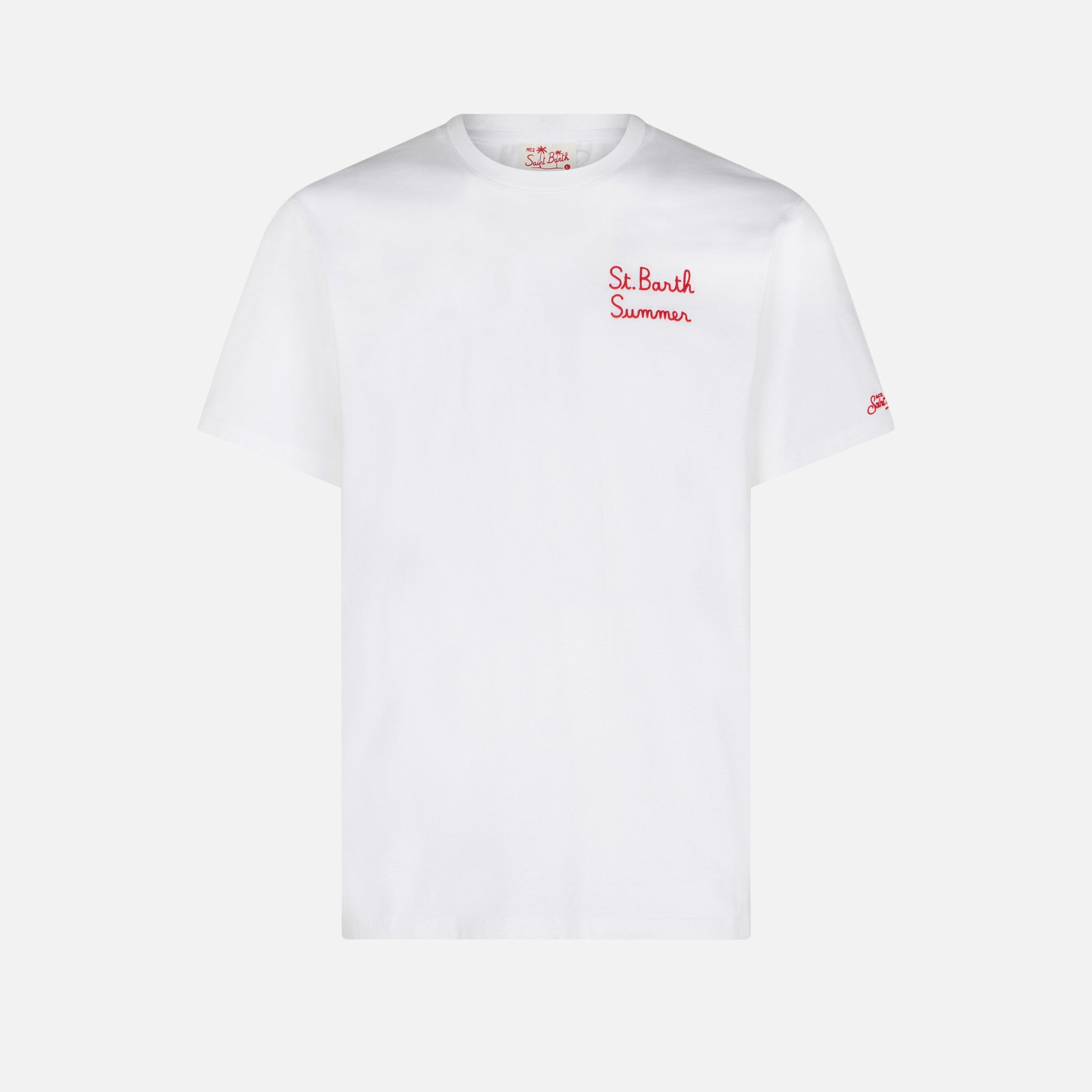 Man cotton t-shirt with Simpson family print | THE SIMPSON SPECIAL EDITION - MC2 Saint Barth