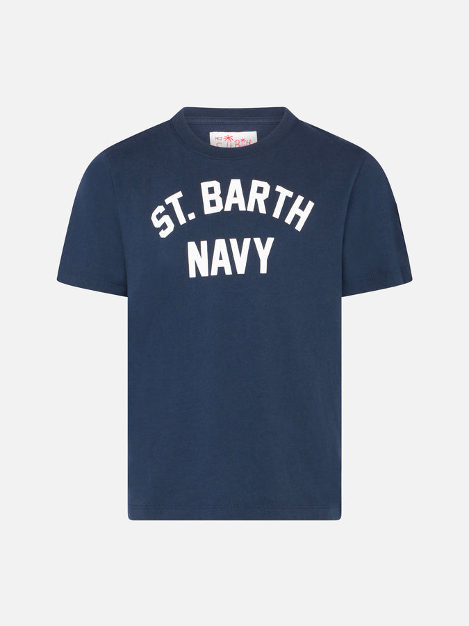 Mc2 Saint Barth T-shirt blu da bambino Saint Barth Navy