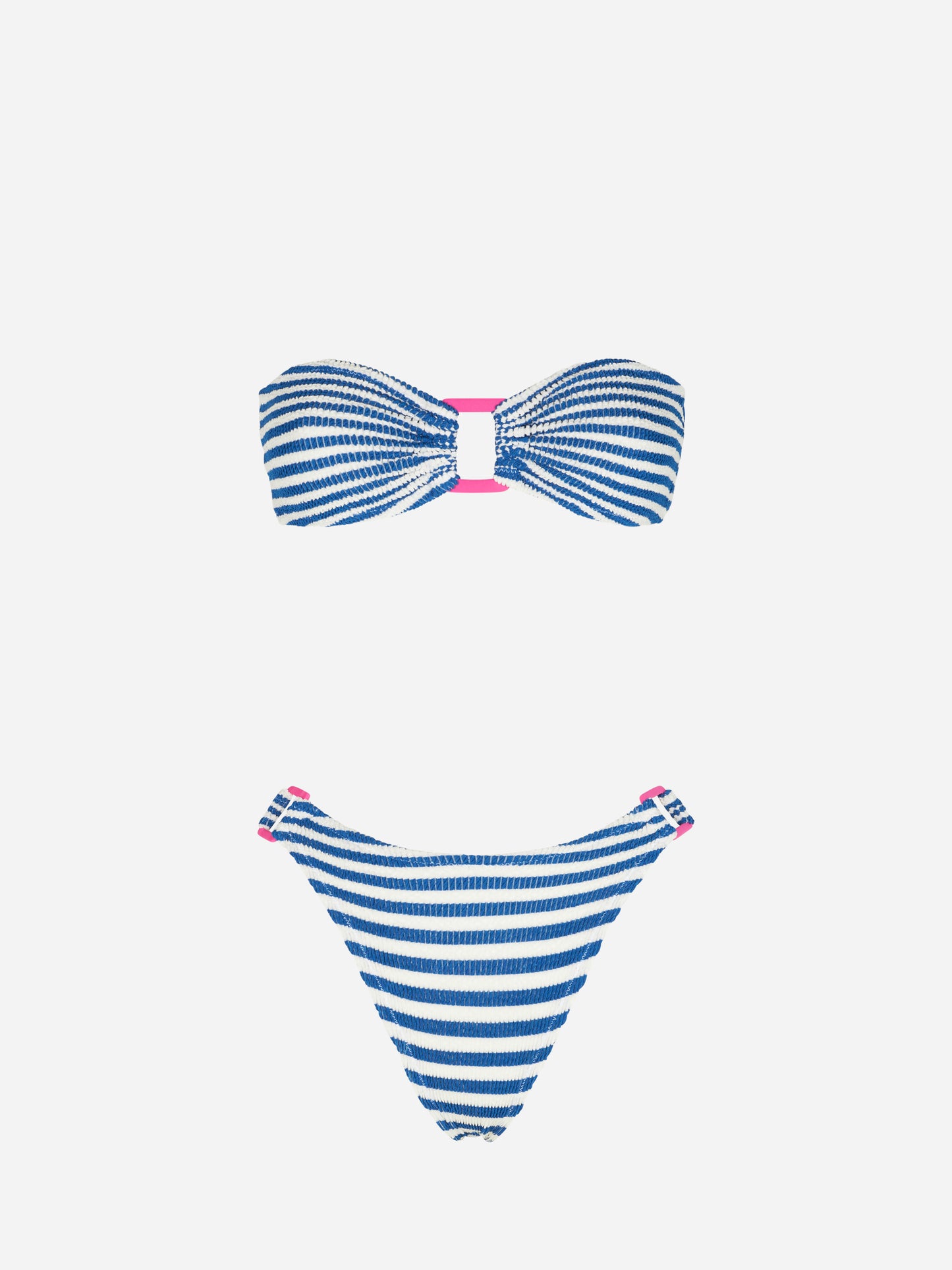 Bikini da donna a fascia crinkle
