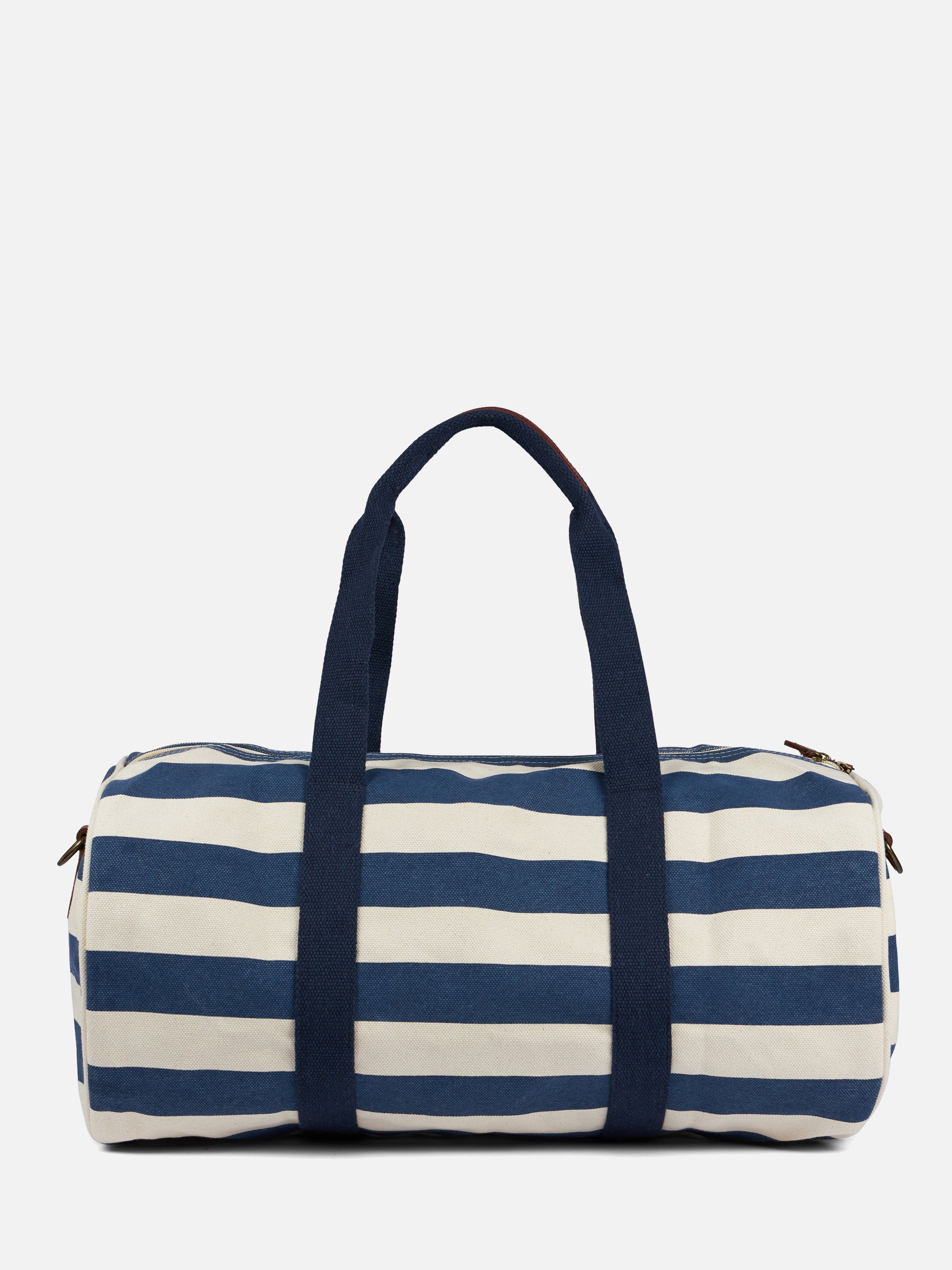Travel duffel bag with blue stripes - MC2 Saint Barth