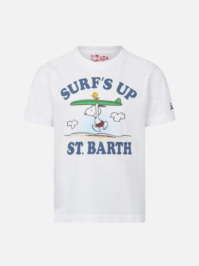 Mc2 Saint Barth T-shirt da bambino con stampa surfista Snoopy | SNOOPY - EDIZIONE SPECIALE PEANUTS™