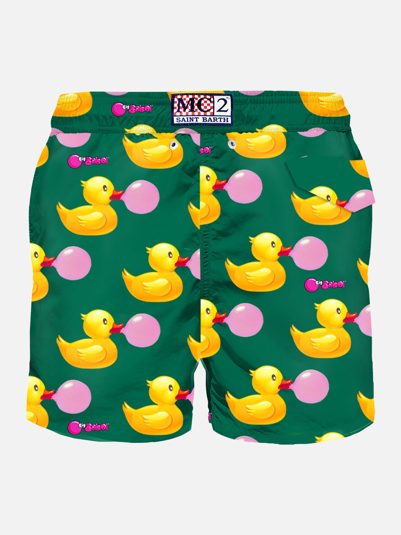 Herren-Badeshorts mit Enten- und Big-Babol-Aufdruck | GROSSE BABOL® SONDEREDITION