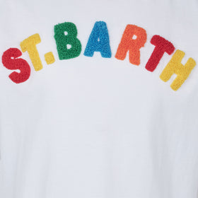 Girl cotton t-shirt with embroidery - MC2 Saint Barth