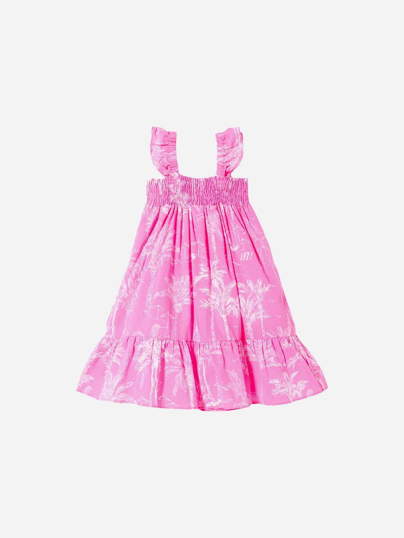 Girl dress with toile de jouy print - MC2 Saint Barth