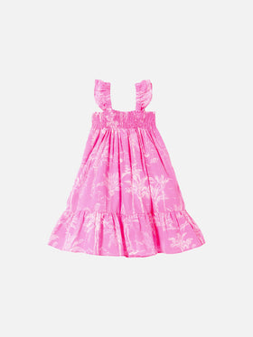 Girl dress with toile de jouy print - MC2 Saint Barth