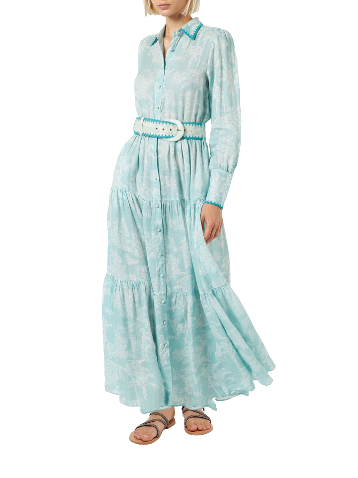 Woman linen long dress - MC2 Saint Barth