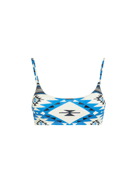 Woman bralette swimsuit with ikat print - MC2 Saint Barth