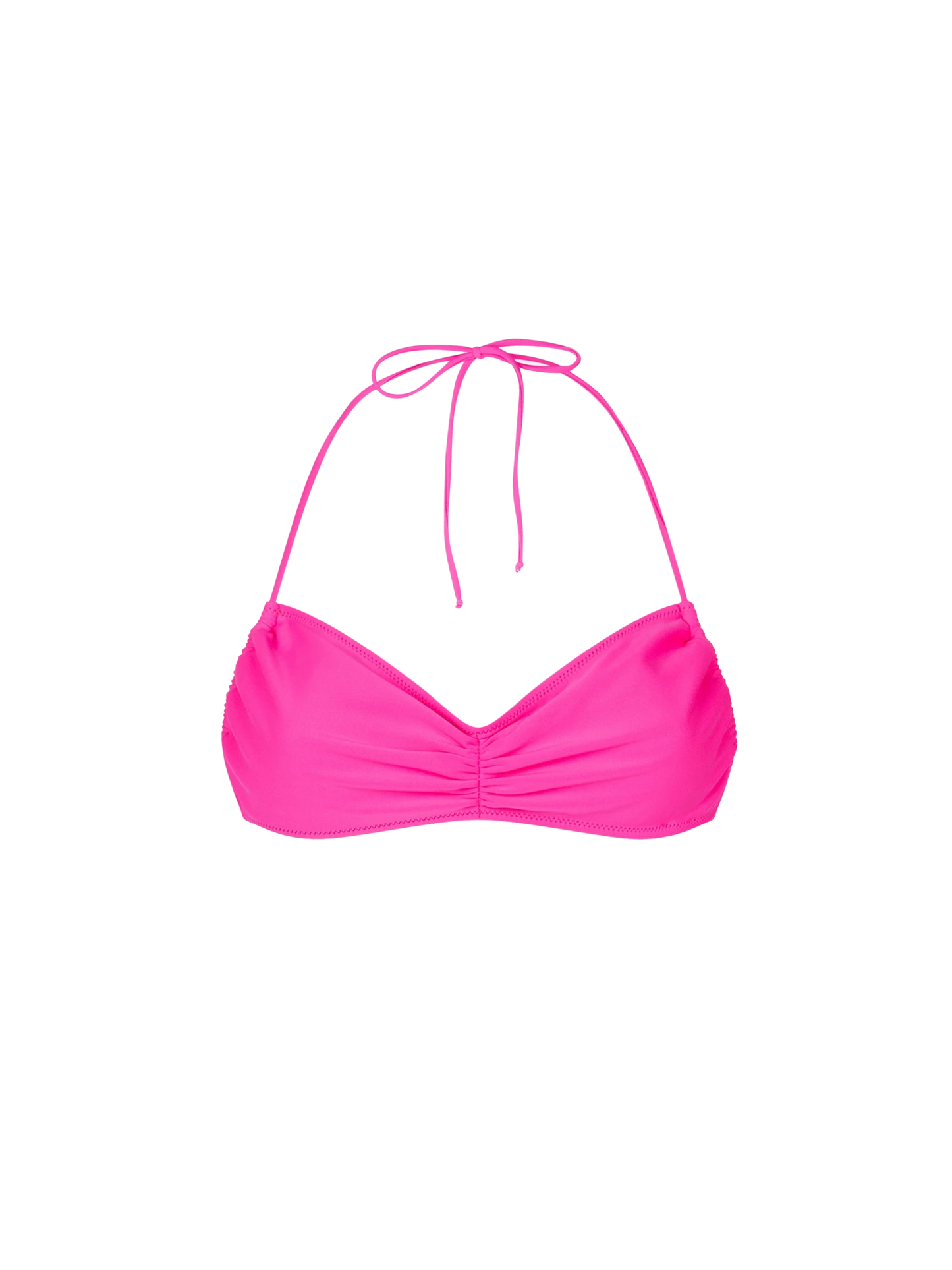 Woman fuchsia bandeau top swimsuit - MC2 Saint Barth
