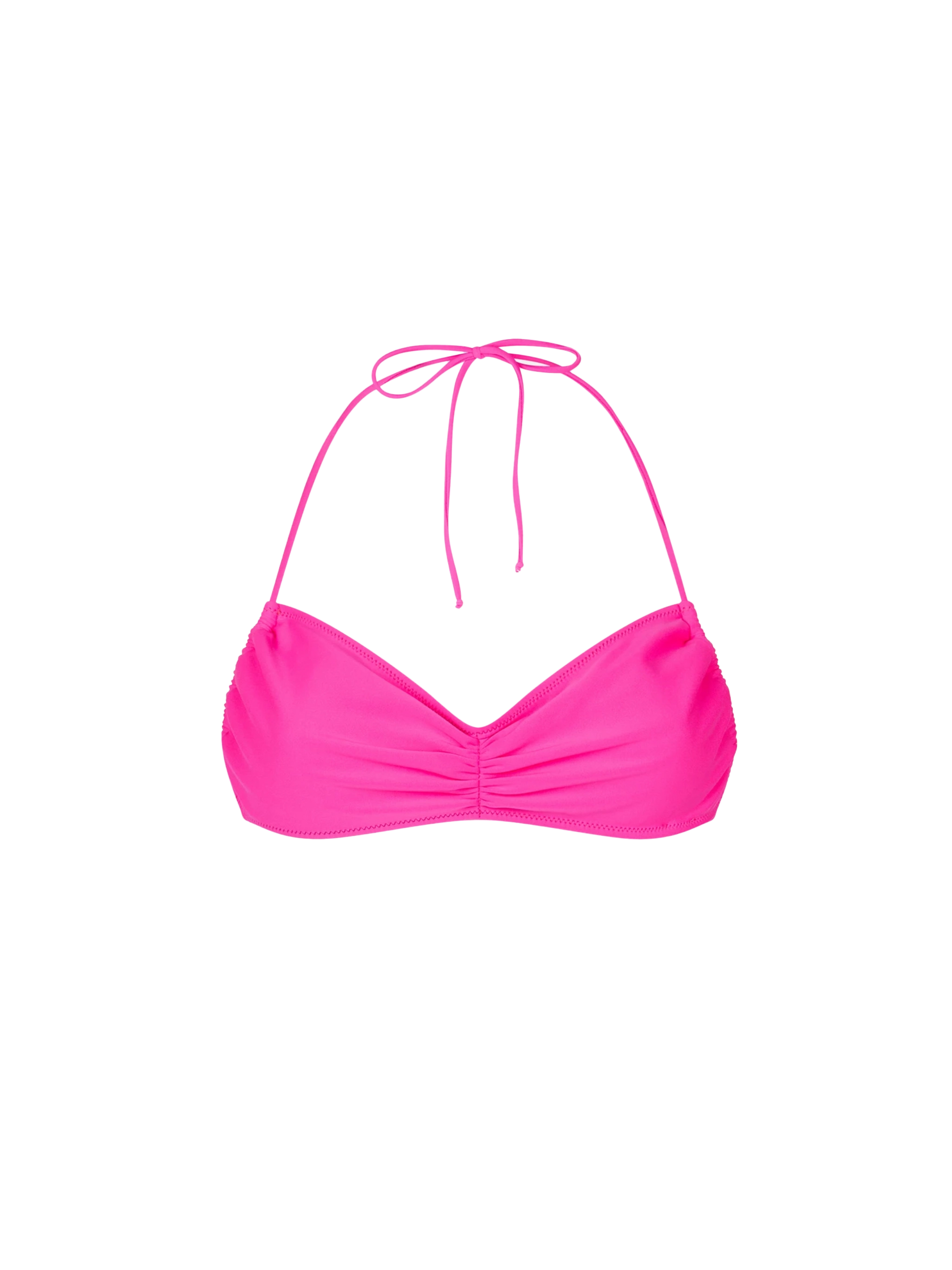 Woman fuchsia bandeau top swimsuit - MC2 Saint Barth