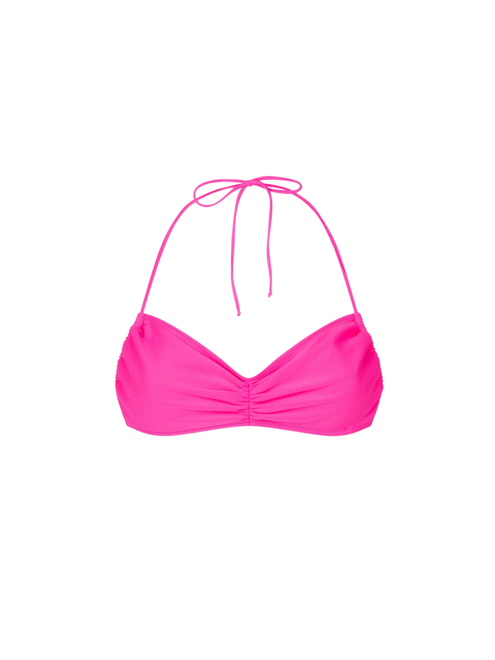 Woman fuchsia bandeau top swimsuit - MC2 Saint Barth