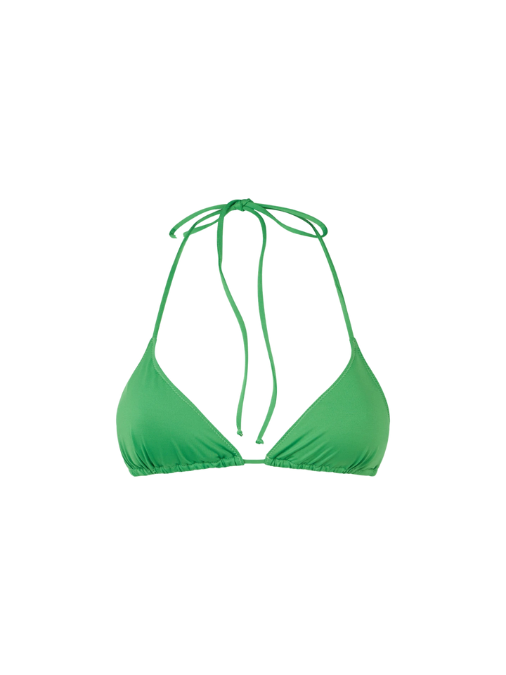 Costume da bagno da donna a triangolo verde