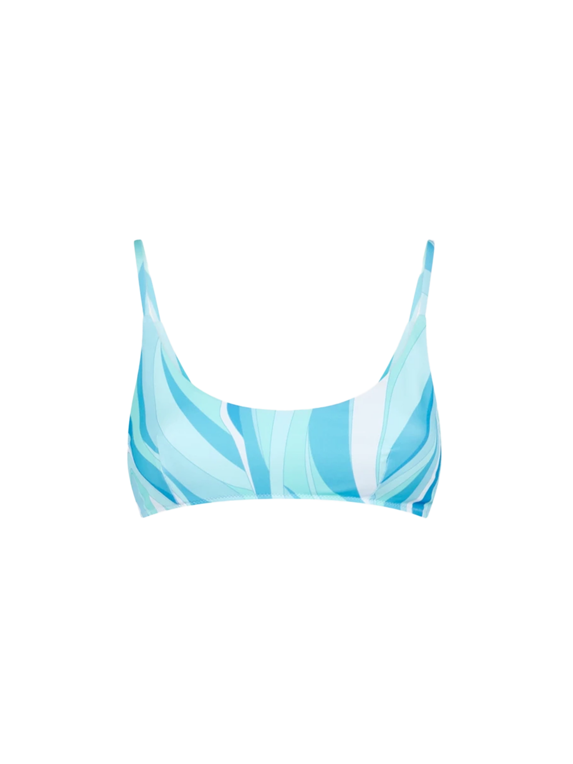 Woman bralette swimsuit with multicolor waves - MC2 Saint Barth