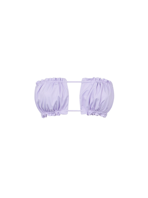 Woman lilac bandeau top swimsuit - MC2 Saint Barth