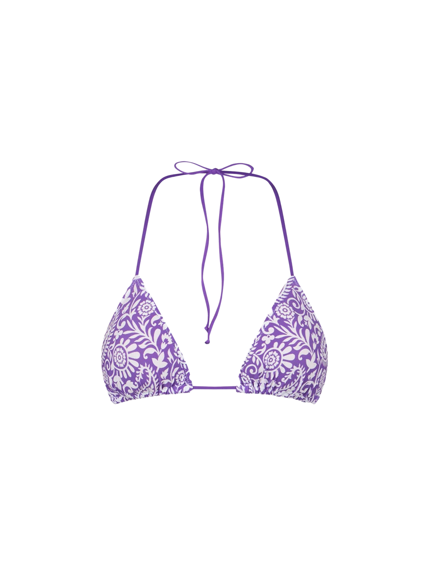 Woman triangle top with paisley print - MC2 Saint Barth