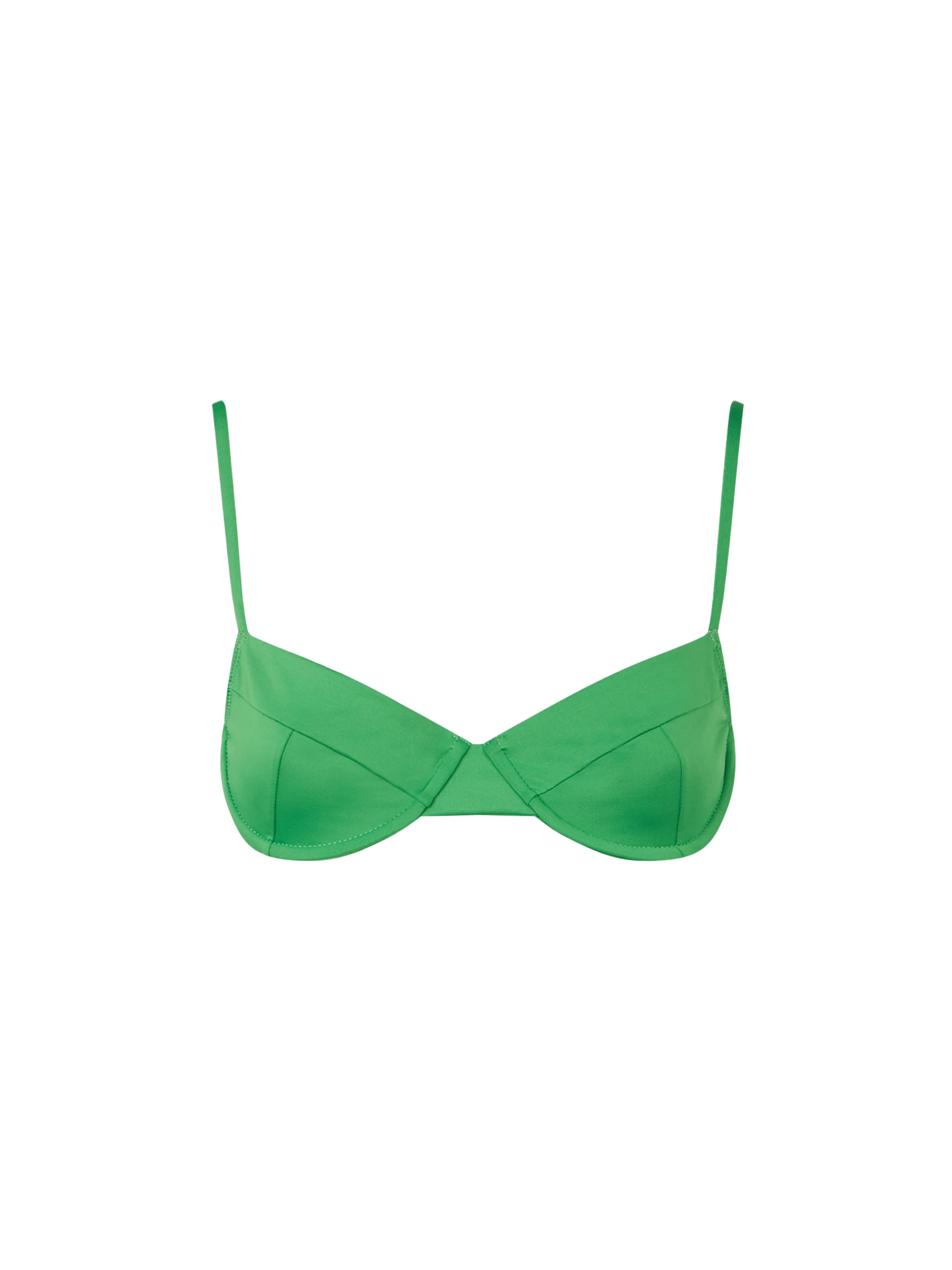 Woman green underwired bralette swimsuit - MC2 Saint Barth