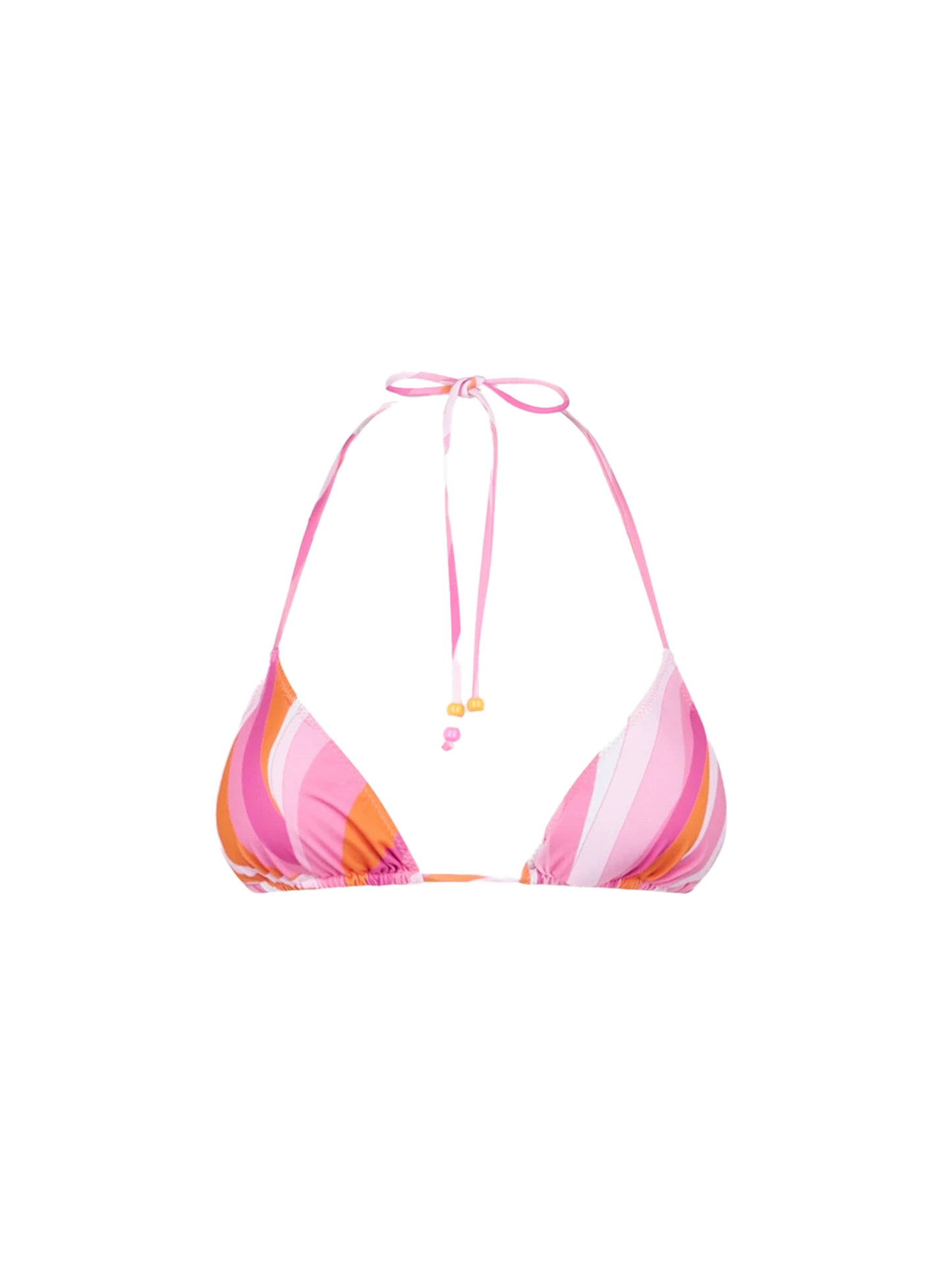 Woman triangle top with shape wave print - MC2 Saint Barth