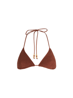 Woman terry triangle top swimsuit - MC2 Saint Barth