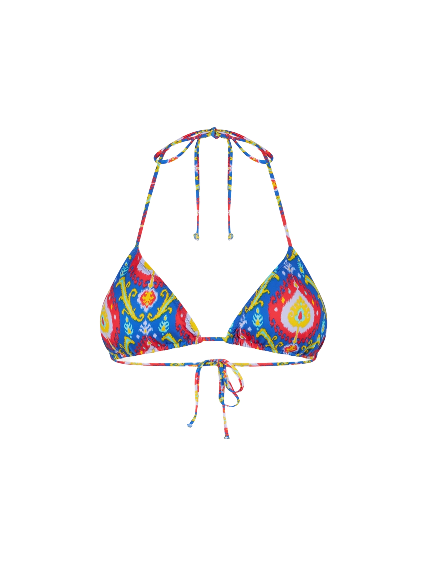 Woman triangle top with ikat print - MC2 Saint Barth