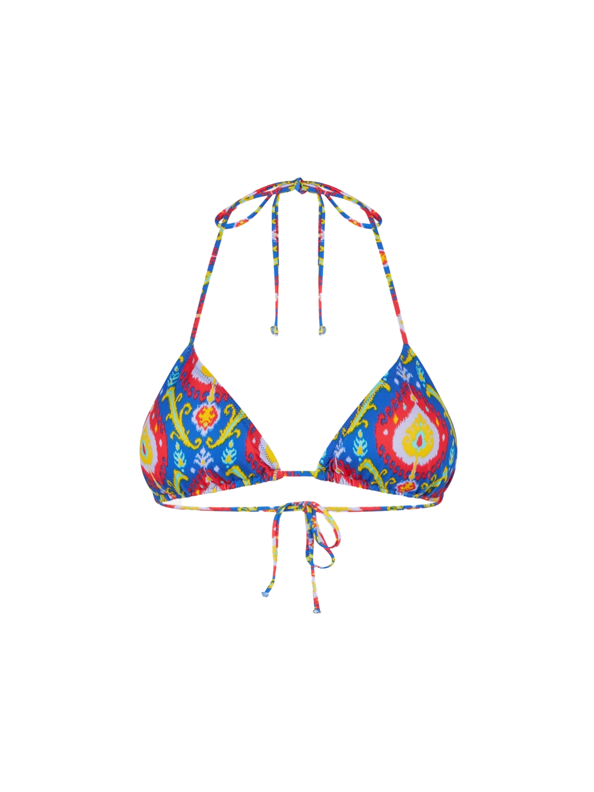 Woman triangle top with ikat print - MC2 Saint Barth