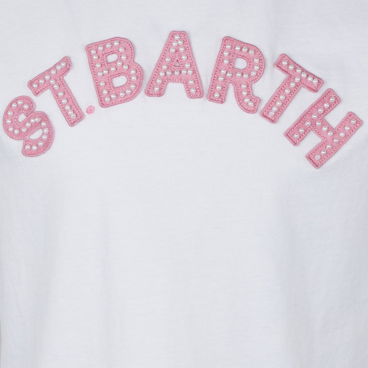 Girl t-shirt with St. Barth patches - MC2 Saint Barth