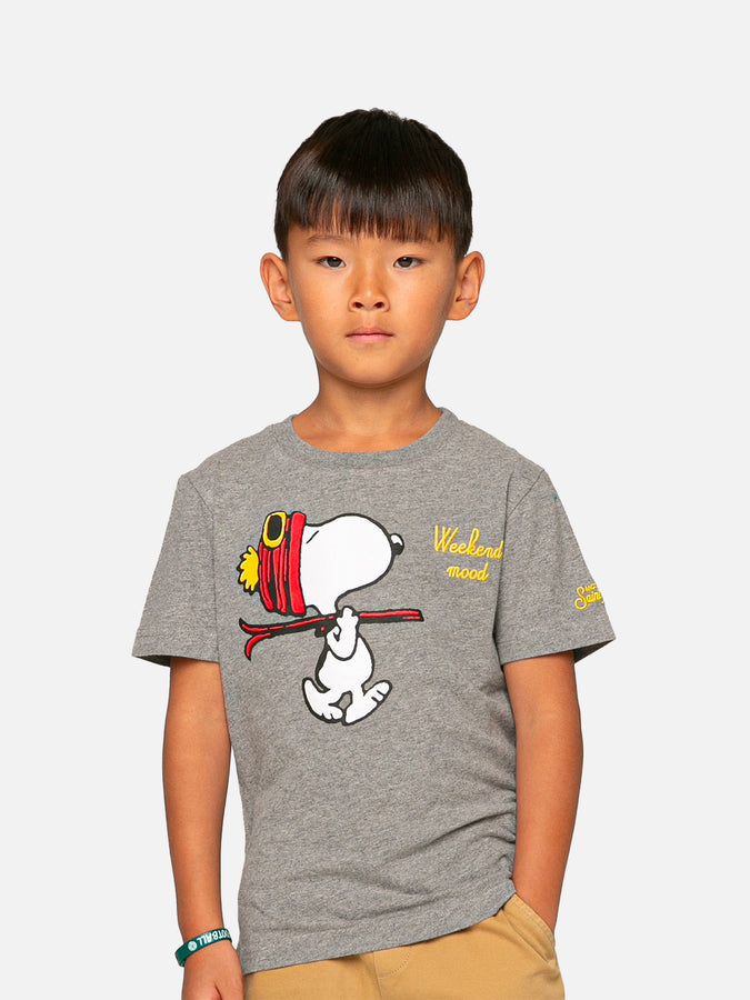 Mc2 Saint Barth T-shirt da bambino con stampa e ricamo Snoopy | SNOOPY - EDIZIONE SPECIALE PEANUTS™