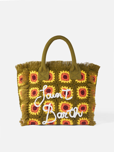 Vanity crochet flower shoulder bag - MC2 Saint Barth
