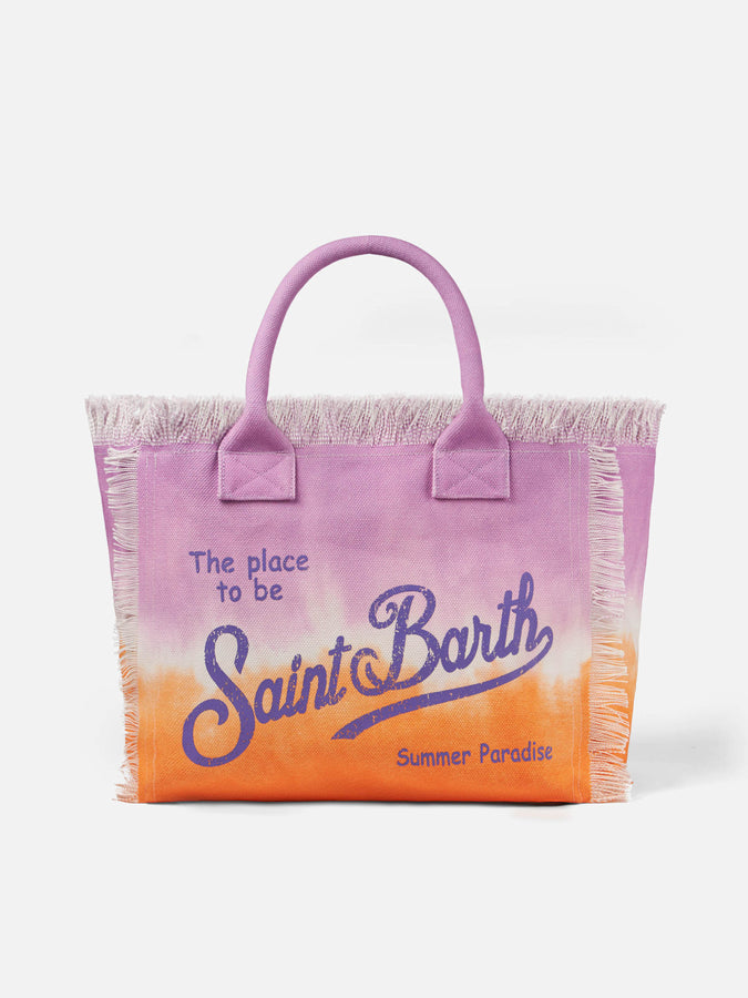 Mc2 Saint Barth Borsa a spalla Vanity tie dye in canvas