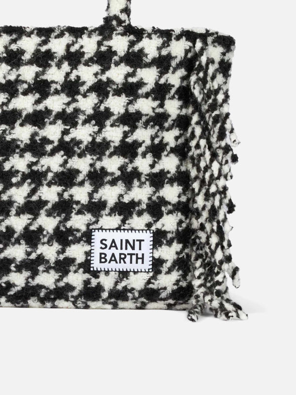 Umhängetasche „Vanity Blanket“ mit Pied-de-Poule-Print