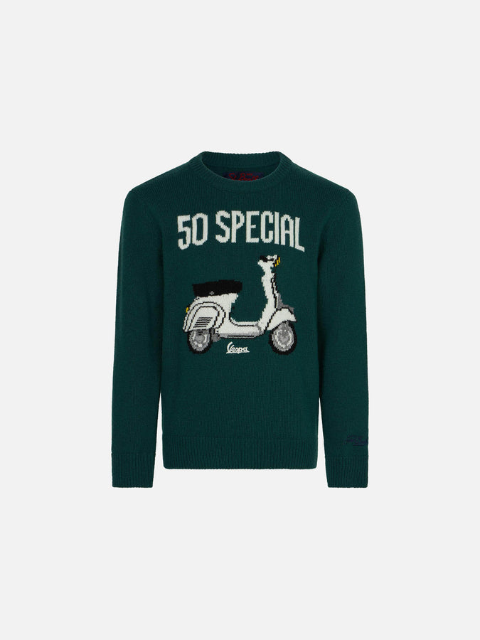 Mc2 Saint Barth Maglia da bambino con stampa Vespa 50 Special | Vespa© Edizione Speciale