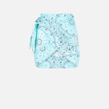 Woman cotton mini skirt pareo Angie with bandanna print