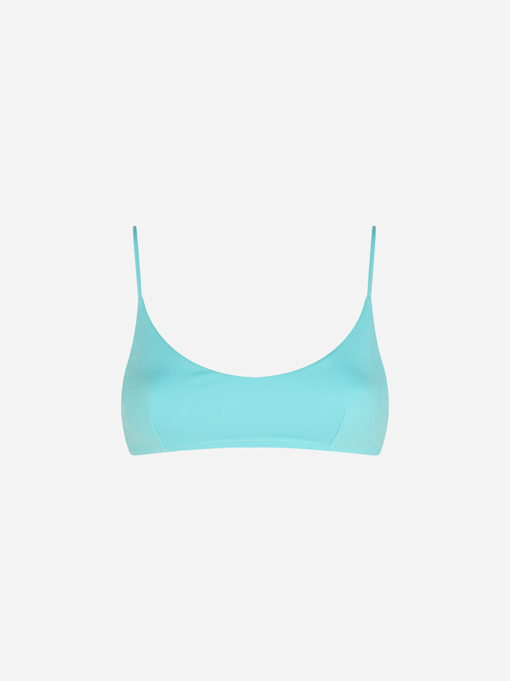 Woman water green bralette beach top Judy - MC2 Saint Barth