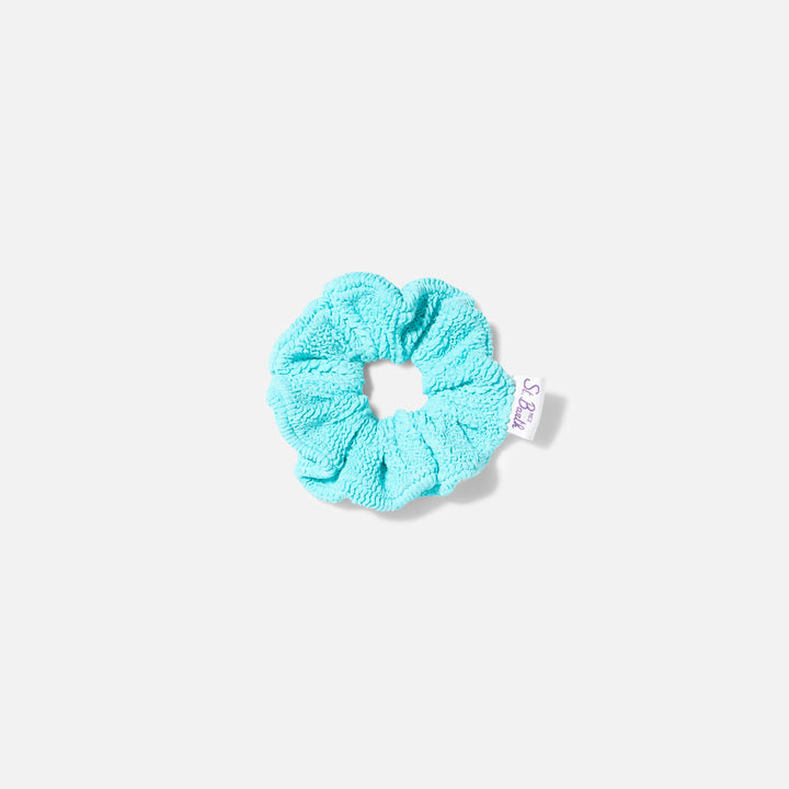 Water green crinkle scrunchie - MC2 Saint Barth