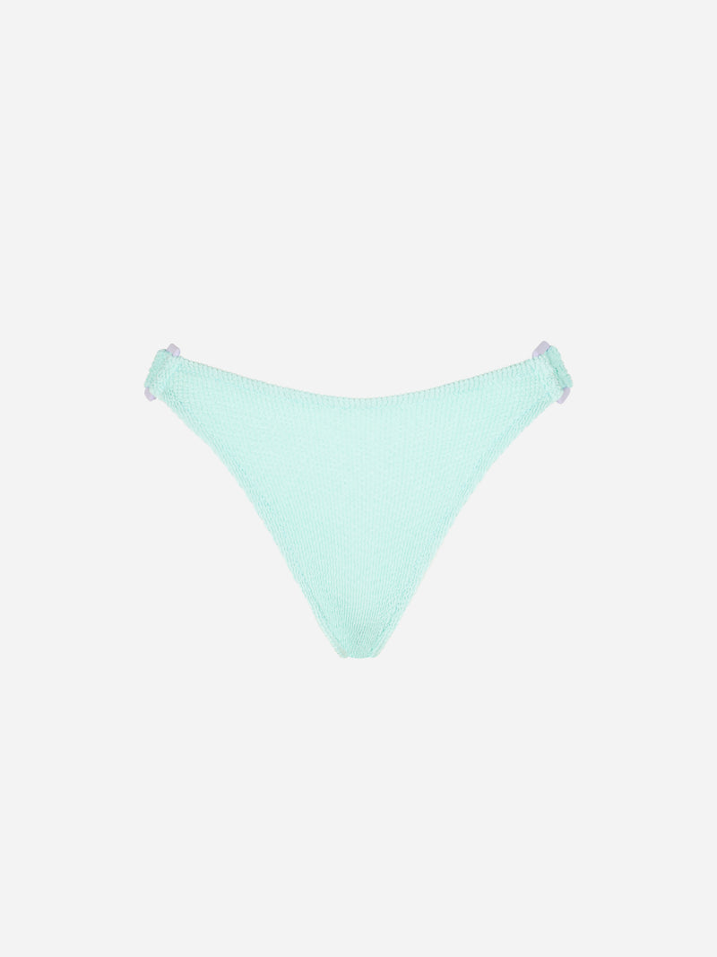 Crinkle pastel swim briefs