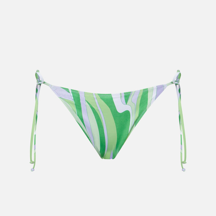 Woman swim briefs with multicolor wave print - MC2 Saint Barth