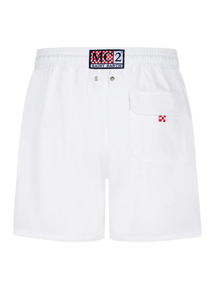 Man white comfort swim shorts - MC2 Saint Barth