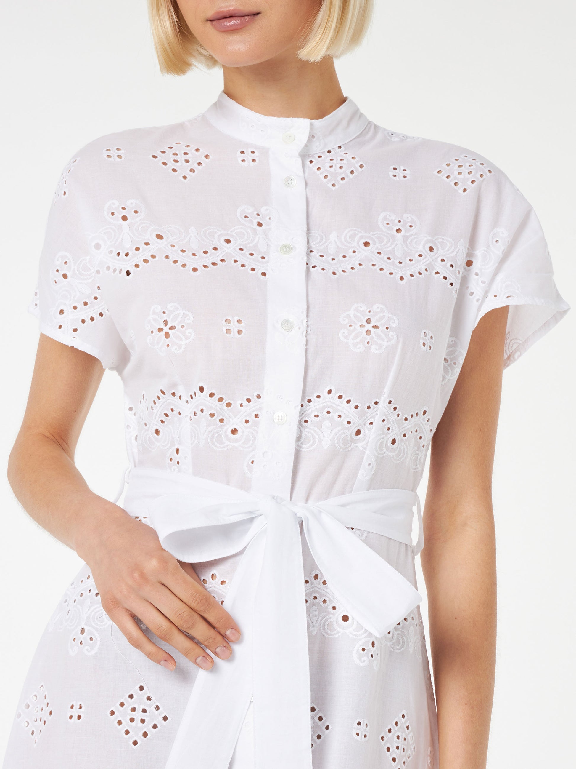 Abito da donna in sangallo bianco XS