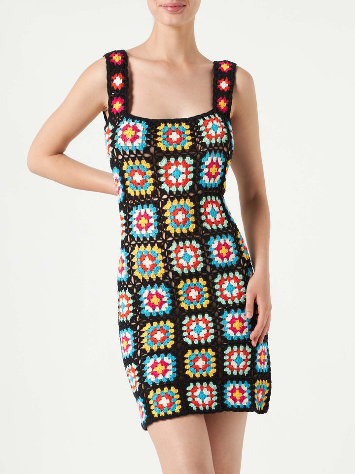 Woman multicolor crochet dress - MC2 Saint Barth