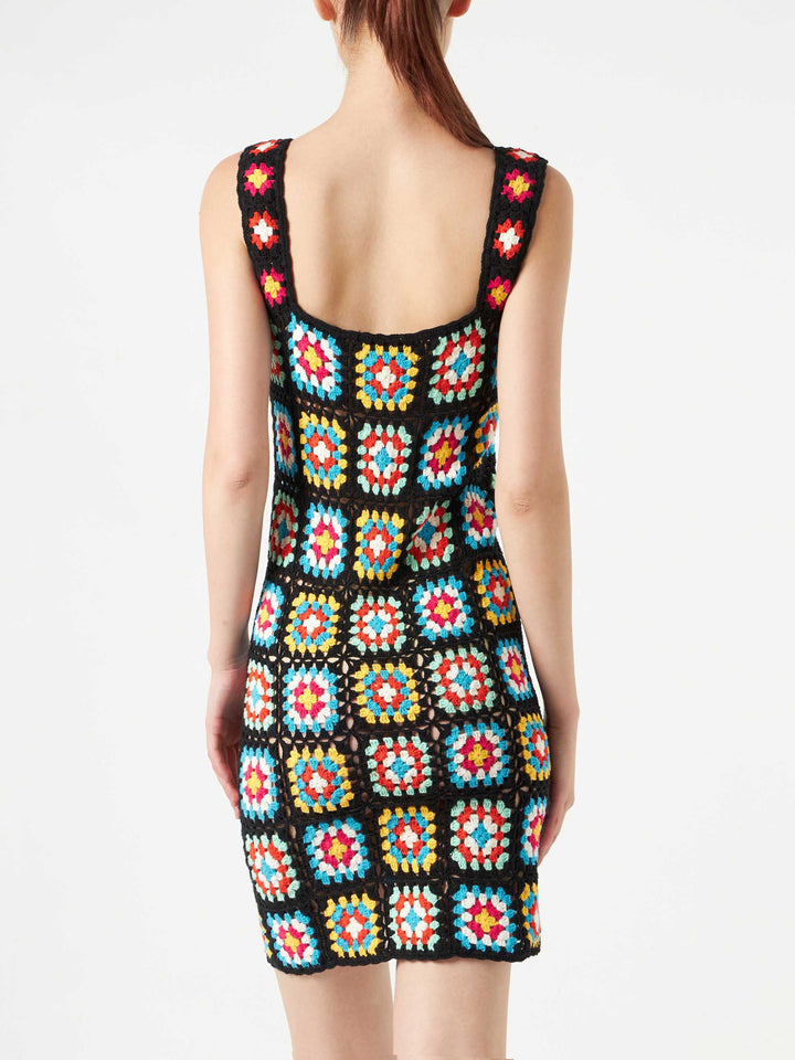 Woman multicolor crochet dress - MC2 Saint Barth